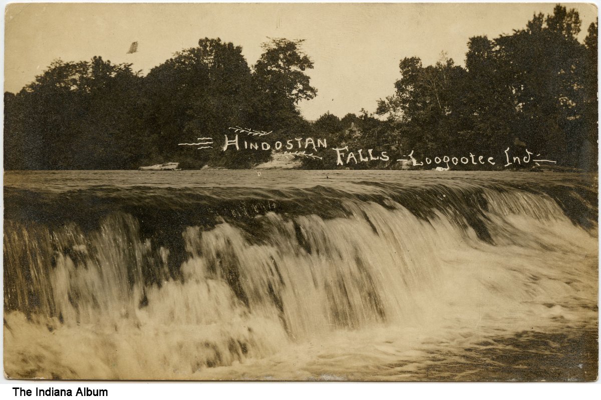 Hindostan Falls, Loogootee, Indiana, circa 1910 Indiana Album, Inc.