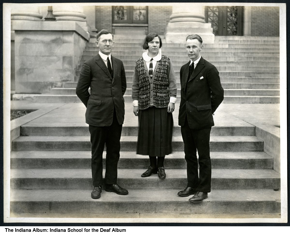 (1852) 35 years after the establishment of the first school of the Deaf