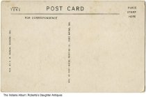 Looking north on Buffalo Street, Warsaw, Indiana, circa 1935