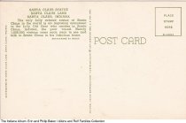 Santa Claus statue at Santa Claus Land, Santa Claus, Indiana, circa 1959