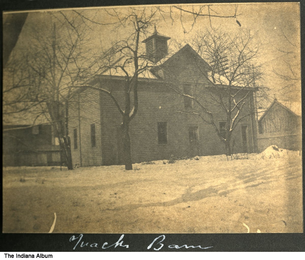 "Mack's Barn," White County, Indiana, circa 1908 Barn belonging to Arthur A. McKain (18511914