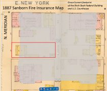 Women at the Y. W. C. A. headquarters, Indianapolis, Indiana, circa 1899