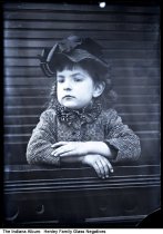 Girl on porch, Indiana, circa 1892