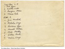 New Richmond High School students, New Richmond, Indiana, circa 1945