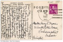 University Heights Evangelical United Brethren Church, Indianapolis, Indian