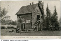Old Log Jail, Nashville, Indiana, circa 1949