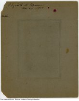 Elizabeth H. Mason portrait, probably Huntington County, Indiana, 1918