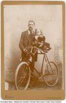 Portrait of William and Clarence Creek, Oakland City, Indiana, circa 1895