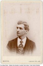 Portrait of Herb Diddy, Oakland City, Indiana, circa 1890