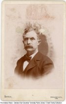 Portrait of Nicholas Gudgel, Oakland City, Indiana, circa 1885
