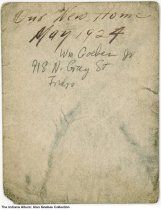 Goebes house at 918 Gray Street, Indianapolis, Indiana, 1924