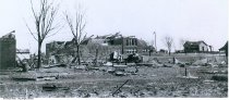 Unidentified destroyed building after tornado, Princeton, Indiana, 1925