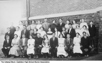 Class photo, Castleton, Indianapolis, Indiana, circa 1900