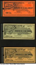 Irvington Ice and Coal Company coupon booklets, Indianapolis, Indiana, circ