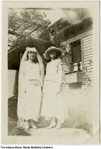 Edith Wade on her wedding day, Terre Haute, Indiana, 1923