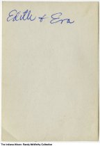 Edith Wade on her wedding day, Terre Haute, Indiana, 1923