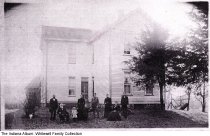 Whitesell family on their homestead, Castleton, Indiana, circa 1900