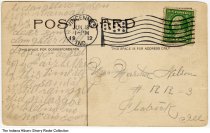 Post Office and hospital in Vincennes, Indiana, circa 1912