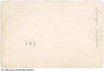 Mercer's Garage customer, Wellsboro / Union Mills, Indiana, 1948