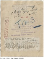 Booth Tarkington, Indianapolis, Indiana, 1929