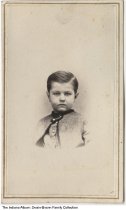 Portrait of unidentified boy, Indianapolis, Indiana, circa 1865
