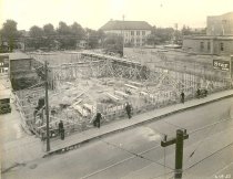 Construction of the Hotel Raulf and Fischer's Theater