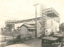 Construction of the Hotel Raulf and Fischer's Theater