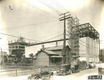 Construction of the Hotel Raulf and Fischer's Theater
