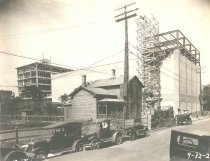 Construction of the Hotel Raulf and Fischer's Theater