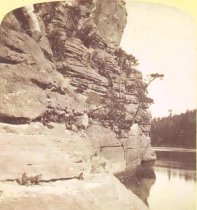 Base of Romance Cliff, Wisconsin Dells