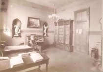 George S. Albee in his Office