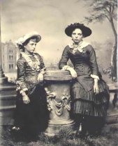 Lottie Irene Loomis Hollister and Edith Amos Morris