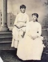 Lottie Irene Loomis Hollister and Edith Amos Morris