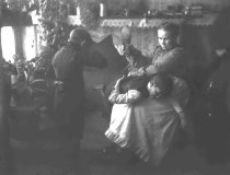 Eddie Deschler being spanked