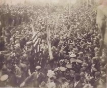 Company F, 2nd Wisconsin National Guard leaving Oshkosh