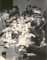 Aviation Cadets Eating