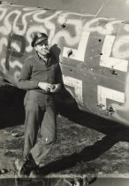 Lt Emmerichs with German Plane