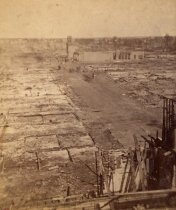 Birds Eye View of the 1874 Fire