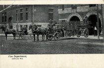 Oshkosh Fire Dept. Ladder Wagon