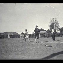 Baseball game at ball park near Terry Mill office.
