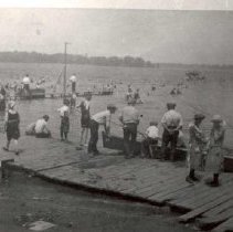 Boat Livery on Orchard Lake around 1918