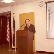 John Doherty in front of EMS C
