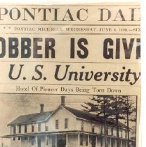 Orchard Lake Hotel tearing down article