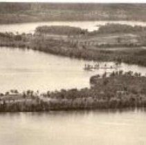 Aerial of West Bloomfield Lakes