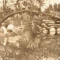 Foot Bridge Across Canal from Dollar Lake to Cass Lake