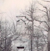 Ward house chimney (Feb. 1953).