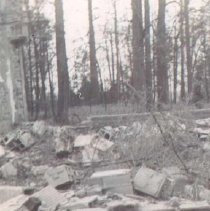 Ward house foundation (Feb. 1953).