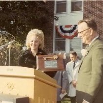 Pamela Eldred - Miss America and John Doherty at the Homecoming Parade