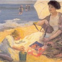 At the Beach by Roy C. Gamble (1922).