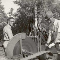 Russell Mason and Tom Roberts - about 1950.
